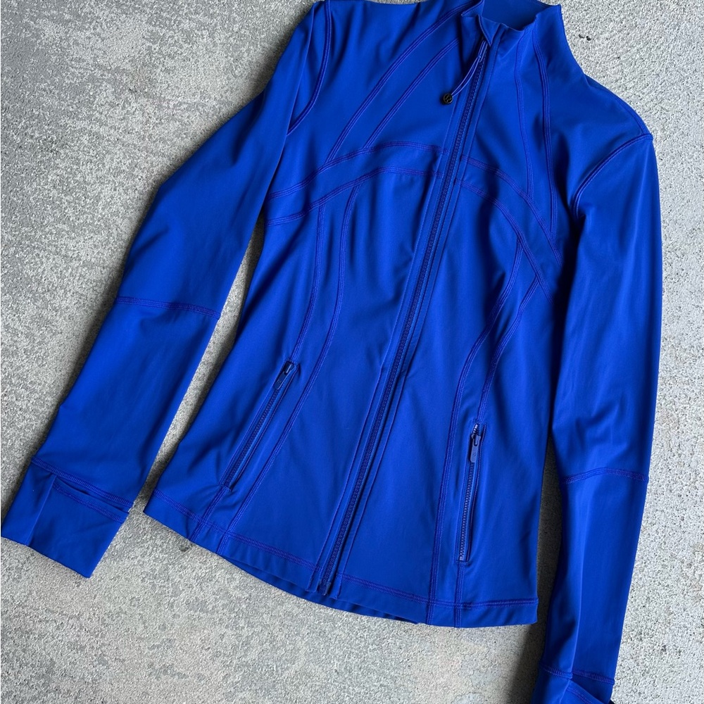 Lululemon Define Jacket Royal Blue Size 6 Like new